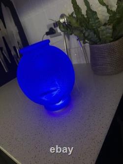 Vase en verre Art Déco Les Nénuphars par Pierre Davesn