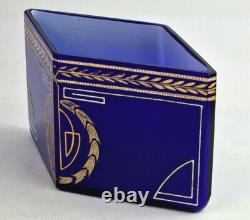 Vase en verre Art Nouveau Bol Josef Riedel Polaun vers 1900 R499