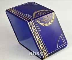 Vase en verre Art Nouveau Bol Josef Riedel Polaun vers 1900 R499