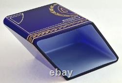 Vase en verre Art Nouveau Bol Josef Riedel Polaun vers 1900 R499