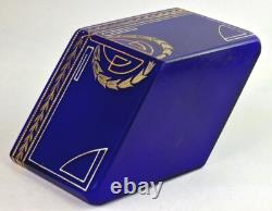 Vase en verre Art Nouveau Bol Josef Riedel Polaun vers 1900 R499