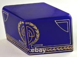 Vase en verre Art Nouveau Bol Josef Riedel Polaun vers 1900 R499