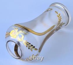 Vase en verre Art Nouveau, peinture émaillée, numéroté, vers 1910 P499