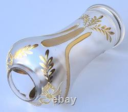 Vase en verre Art Nouveau, peinture émaillée, numéroté, vers 1910 P499