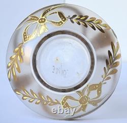 Vase en verre Art Nouveau, peinture émaillée, numéroté, vers 1910 P499