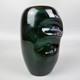 Vase En Verre Beranek De Skrdlovice. Art Studio Boh&eacute;mien Tch&egrave;que. Vintage. Vert. 6,25