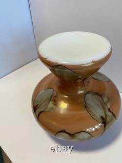Vase en verre Empoli Stelvia Italie des années 60, gamme Fatto A Mano, très rare