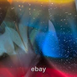 Vase en verre Hineri japonais Iwatsu des années 1960, style Murano du milieu du siècle