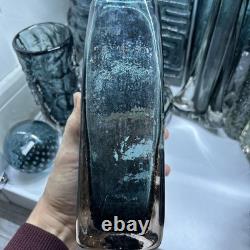 Vase en verre Indigo Bamboo 9669 de Whitefriars