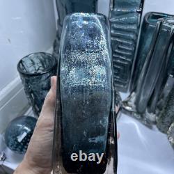 Vase en verre Indigo Bamboo 9669 de Whitefriars