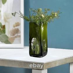 Vase en verre Vase en bouteille Vase décoratif pour art Vase pour bureau intérieur