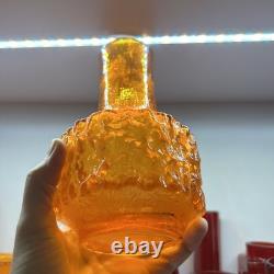 Vase en verre Whitefriars Tangerine Mallet 9818