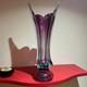 Vase En Verre Art Murano Sommerso, Potentiellement Par Cristallo Venezia 16 Pouces
