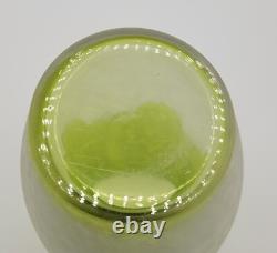 Vase en verre art déco français gravé en camée 1436