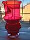 Vase En Verre Art Rouge Vintage Tamara Aladin 7,5 Pouces De Hauteur Environ Ann&eacute;es 1960 En Bon &eacute;tat