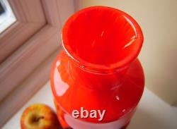 Vase en verre art vintage bohémien Flora conçu par Frantisek Koudelka 1973 1974