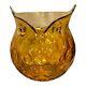 Vase En Verre Art Vintage En Ambre En Forme De Nid D'abeille, Grand Vase Porte-bougie 9