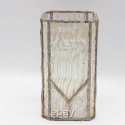 Vase en verre art vitré fait main