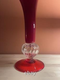 Vase en verre artistique Central Mud géant de 54 cm