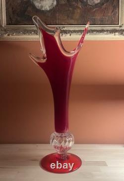 Vase en verre artistique Central Mud géant de 54 cm