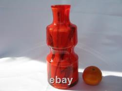 Vase en verre artistique Flora de la verrerie bohémienne Prachen conçu par Frantisek Koudelka