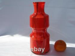 Vase en verre artistique Flora de la verrerie bohémienne Prachen conçu par Frantisek Koudelka