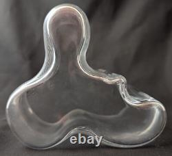 Vase en verre artistique Iitala Aalto 9,5 cm Alvar Aalto finlandais scandinave