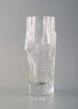 Vase en verre artistique Iittala, Tapio Wirkkala. Années 1960. Magnifique design finlandais.