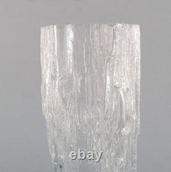 Vase en verre artistique Iittala, Tapio Wirkkala. Années 1960. Magnifique design finlandais.