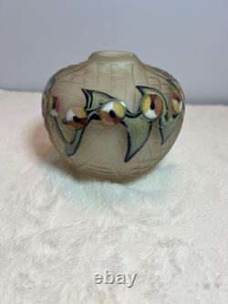 Vase en verre artistique, Petit, Lourd