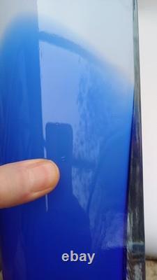 Vase en verre artistique Pro Arte Série XL signé Inkeri Toikka Nuutajärvi Finlande