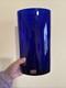Vase En Verre Artistique Vtg Jm En Cobalt Bleu Fait à La Main Portugal 10 Rare Jorgen Mortensen