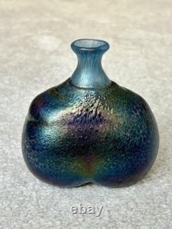 Vase en verre artistique 'Volcan' de Kosta Boda Bertie Vallien