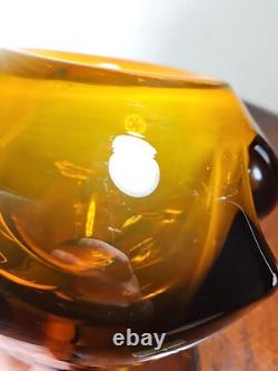 Vase en verre artistique de la série Rock des années 1970 de Tarbeklaas Eino Mäelt vintage