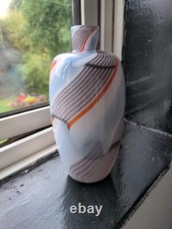 Vase en verre artistique design Charlie Meaker, 21 cm