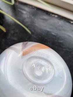 Vase en verre artistique design Charlie Meaker, 21 cm