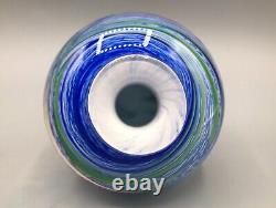 Vase en verre artistique français d'Olivier Mallemouche