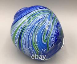 Vase en verre artistique français d'Olivier Mallemouche