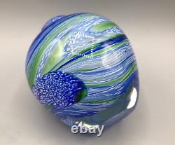 Vase en verre artistique français d'Olivier Mallemouche