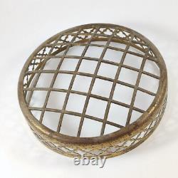 Vase en verre artistique irisé austro-bohémien de 22 cm de large avec grenouille