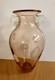 Vase En Verre Artistique Rose Avec Poign&eacute;es &agrave; Pois