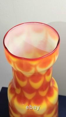 Vase en verre artistique suédois Elme Glasbruk des années 1960 par Carl-Olof Borgarp