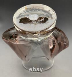 Vase en verre artistique vintage de Michael Shearer soufflé à la main - signé et daté 1986 + 9 1/4