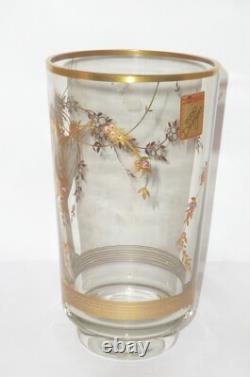 Vase en verre bohème Joska Studio Design Vase dame Art nouveau Bohême