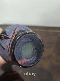 Vase en verre camée Art Nouveau authentique d'Émile Gallé 'Muguet' Ex-Hôtel Culloden