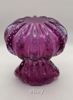 Vase en verre cerné Bullicante Barovier & Toso Murano Italie Grande Italie 1930-1950