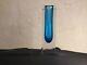 # Vase En Verre D'art Murano Sommerso En Forme Libre Bleue Par Fabio Onesto