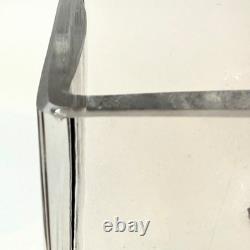 Vase en verre d'art RARE MCM Claus Josef Riedel, contemporain, brutalisme, Autriche