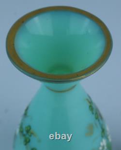 Vase en verre d'art à l'uranium Harrach/Bristol