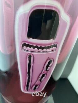 Vase en verre d'art américain Pizzichillo & Gordon Glass Studio